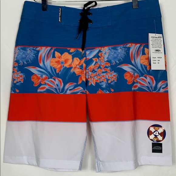 NWT Pipeline multi colored board shorts size 32 - Picture 2 of 7